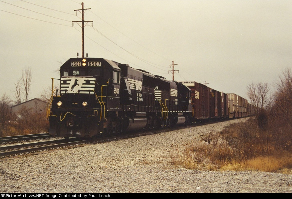Vehicle train rolls east